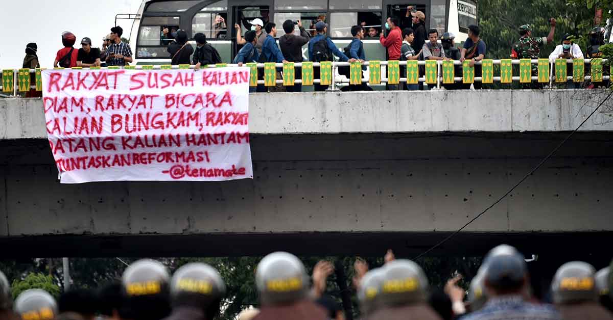 Protest in Jakarta