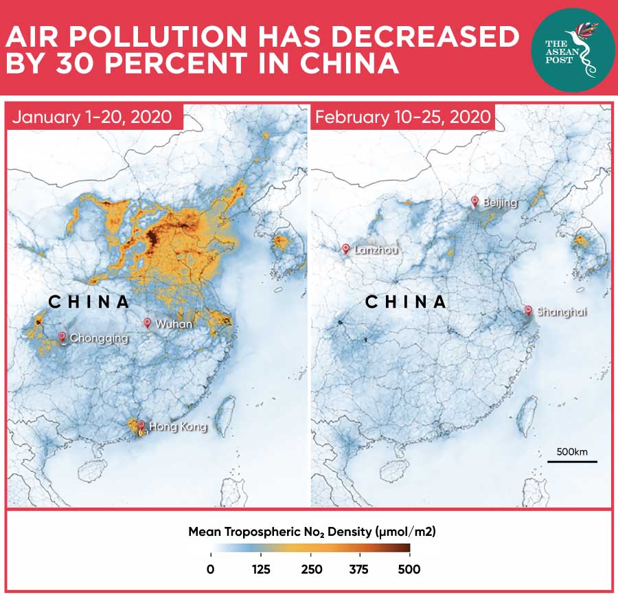 Drop in China's Air Pollution