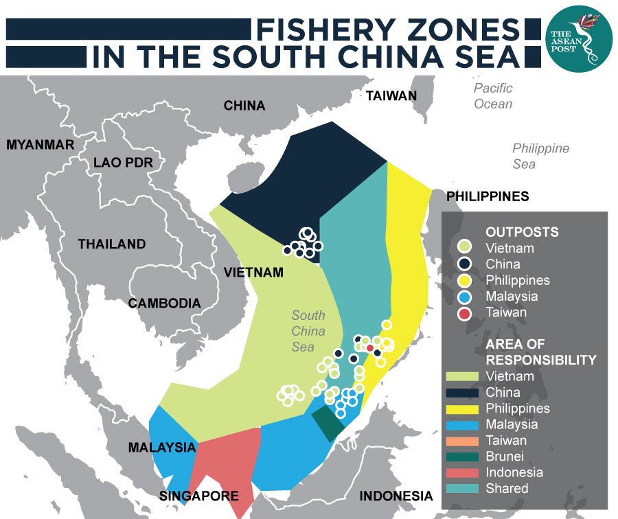 fishery zones in south china sea