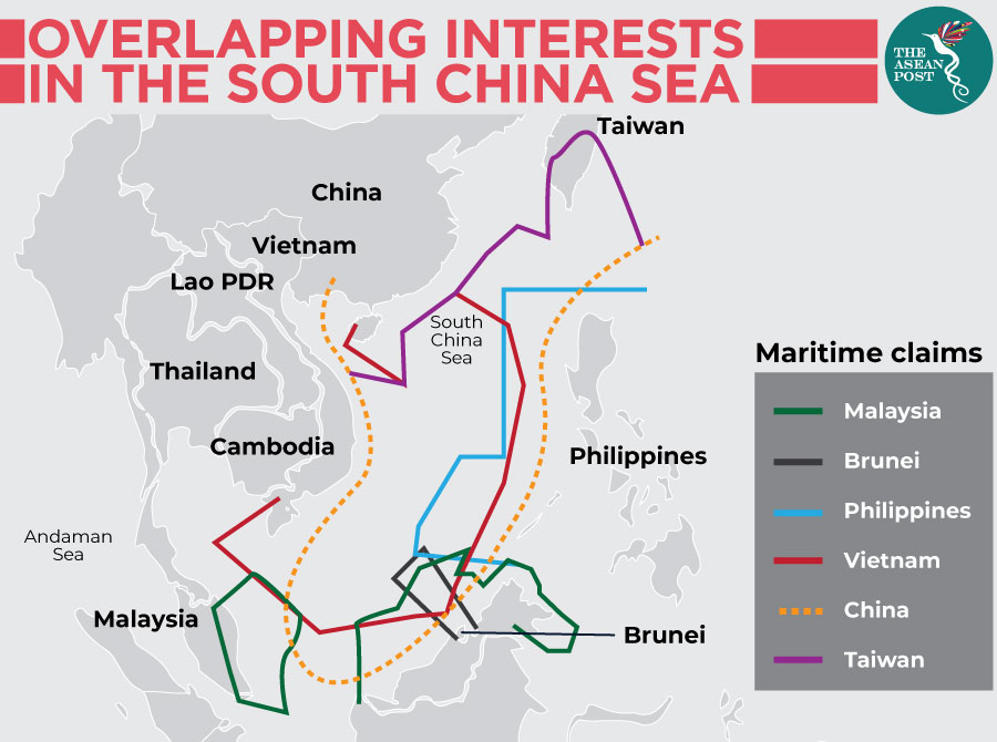 Overlapping interests in the South China Sea
