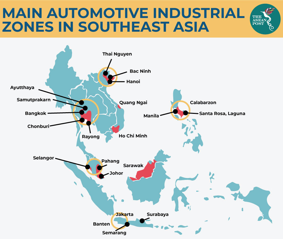 automotive industrial zones southeast asia