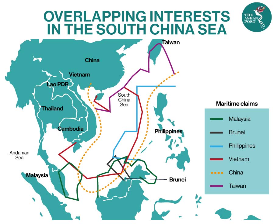 Overlapping interests over SCS