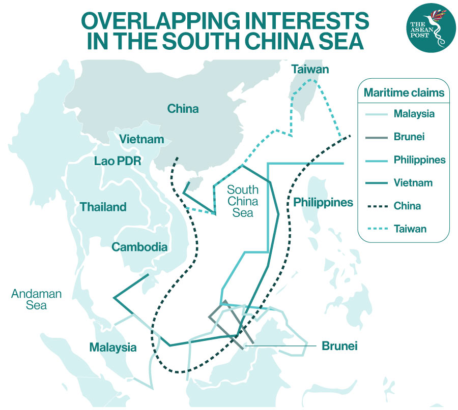 Overlapping interests over SCS