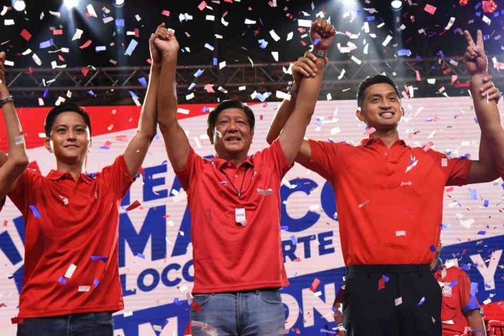 Marcos Jr is favourite to win the 9 May presidential elections