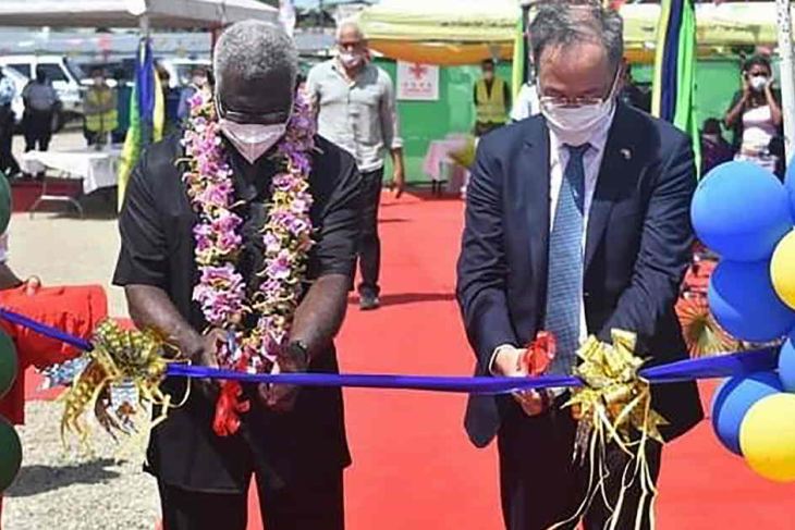 China gifts Solomon Islands with new stadium