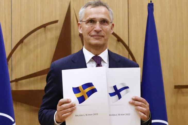 NATO Sec-Gen holds applications of Finland and Sweden