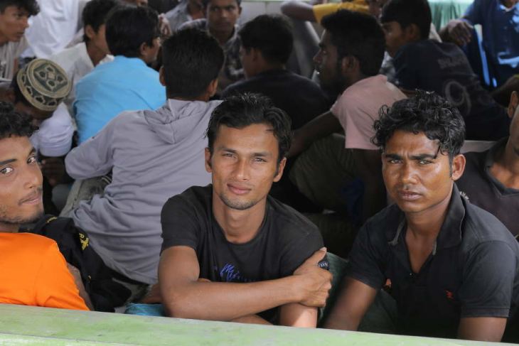 Rohingya refugees in Aceh